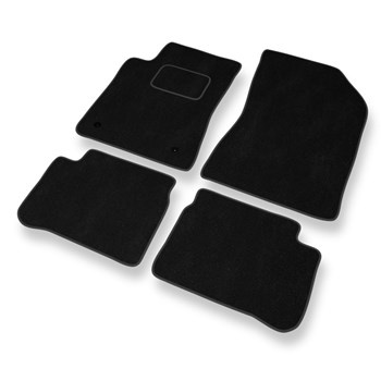 Premium tappetini auto in velluto compatibili con Citroen C3 III (2016-2023) - tappeti auto nero