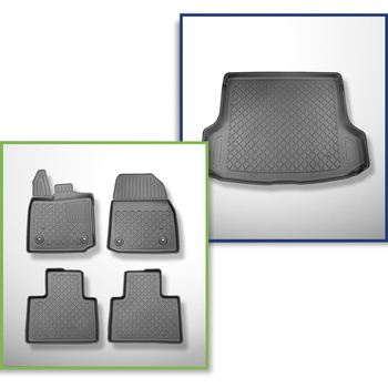 Completo di tappetini e tappetino per bagagliaio TPE per: Lexus RX V (AL30) 10.2