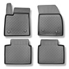 Tappetini Auto in TPE compatibili con Ford Focus IV Hatchback, Berlina, Station Wagon (09.2018-....) - anche per la versione ibrida - tappeti auto neri