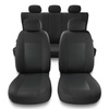 Coprisedili compatibili con Alfa Romeo 145 (1994-2000) - fodere sedili universali - set coprisedili auto - MD-6