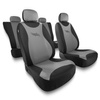 Coprisedili compatibili con Chevrolet Nubira (2002-2012) - fodere sedili universali - set coprisedili auto - TR-S