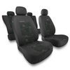 Coprisedili compatibili con Hyundai Terracan (2001-2006) - fodere sedili universali - set coprisedili auto - UNE-GR