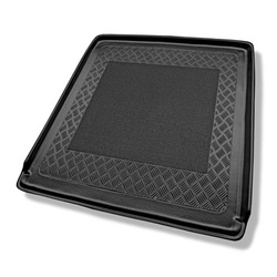 Vasca baule compatibile con Mercedes-Benz Classe E W211 Station Wagon (2003-10.2009) - con navigazione, telefono e variobox (senza cavità; 15 cm più corto del modello standard) - tappetino per bagagliaio - tappeto bagagliaio per auto