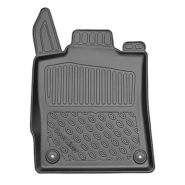 Completo di tappetini e tappetino per bagagliaio TPE per: Citroen C5 X 05.2022-.... (SUV) - anche per i modelli con le guide del bagagliaio; anche Plug-in Hybrid