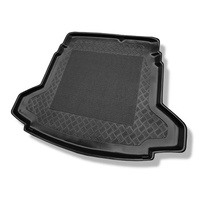Vasca baule compatibile con Saab 9-3 SportSedan (2002-05.2014) - con vano sinistro e destro (senza sistema amplificatore) - tappetino per bagagliaio - tappeto bagagliaio per auto