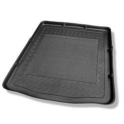 Vasca baule compatibile con Opel Insignia A Berlina (2008-05.2017) - portababagli piatto con ruota di scorta completa e / o sistema Infiniti (subwoofer) - tappetino per bagagliaio - tappeto bagagliaio per auto