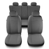 Coprisedili compatibili con Fiat 500X (2014-2024) - fodere sedili universali - set coprisedili auto - PG-2