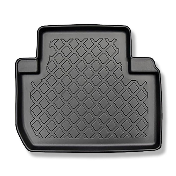 Completo di tappetini e tappetino per bagagliaio TPE per: Mitsubishi Outlander III 09.2012-2022 (SUV) - 5 posti; bagagliaio inferiore (con e senza subwoofer); non per la versione ibrida; senza terza fila