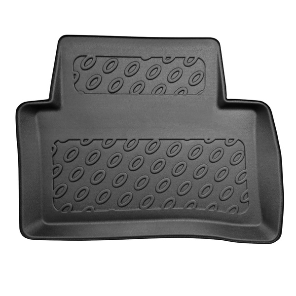 Completo di tappetini e tappetino per bagagliaio TPE PREMIUM per: Mercedes-Benz Classe E W212 03.2009-03.2016 (Berlina) - senza ali; la superficie del bagagliaio si solleva presso i sedili posteriori