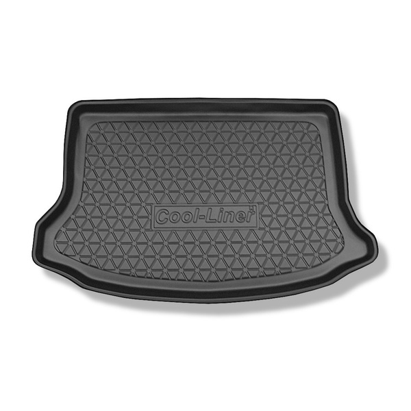 Vasca baule compatibile con Volvo V40 II Hatchback (07.2012-07.2019) - vano portabagagli inferiore; senza doppio piano di carico - tappetino per bagagliaio - tappeto bagagliaio per auto