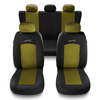 Coprisedili compatibili con Ford Fiesta MK5, MK6, MK7, MK8 (1999-2019) - fodere sedili universali - set coprisedili auto - S-Y