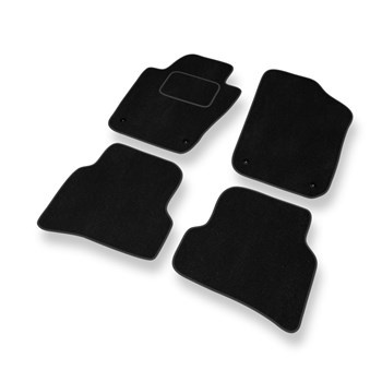 Premium tappetini auto in velluto compatibili con Seat Ibiza IV (2008-2017) - tappeti auto nero