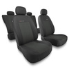 Coprisedili compatibili con Seat Ibiza I, II, III, IV, V (1984-2019) - fodere sedili universali - set coprisedili auto - UNE-1