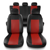 Coprisedili compatibili con Alfa Romeo 145 (1994-2000) - fodere sedili universali - set coprisedili auto - CM-RD