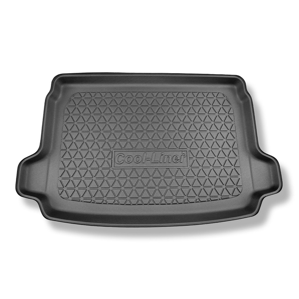 Vasca baule compatibile con Fiat 600e Hatchback (09.2023-....) - vano superiore; piano di carico regolabile in posizione più alta - tappetino per bagagliaio - tappeto bagagliaio per auto