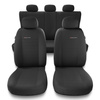 Coprisedili compatibili con BMW X1 I, II (2009-2022) - fodere sedili universali - set coprisedili auto - UNE-4