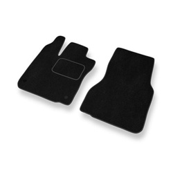 Premium tappetini auto in velluto compatibili con Smart Fortwo III (2014-2023) - tappeti auto nero