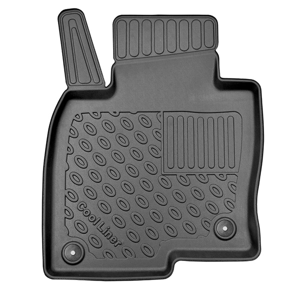 Completo di tappetini e tappetino per bagagliaio TPE PREMIUM per: Mazda CX-5 KF 07.2017-.... (SUV) - vano portabagli inferiore; piano di carico regolabile nella posizione piu' bassa oppure senza piano di carico regolabile