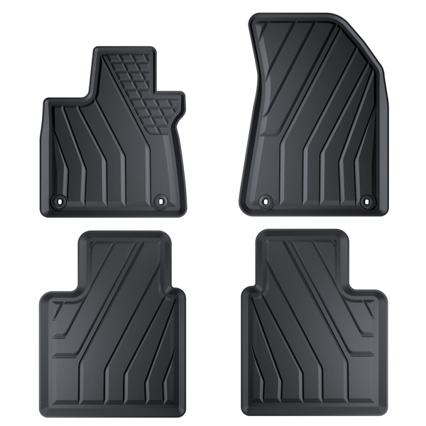 Tappetini Auto in TPE compatibili con MG HS PHEV Crossover (2024-....) - tappeti auto neri