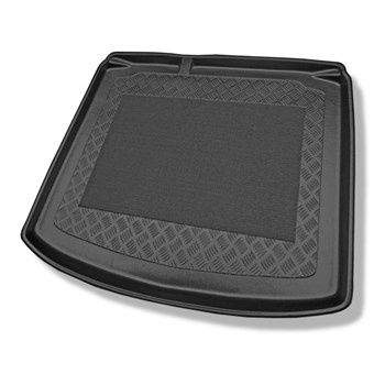 Vasca baule compatibile con Seat Leon II 1P Hatchback (07.2005-2012) - tappetino per bagagliaio - tappeto bagagliaio per auto