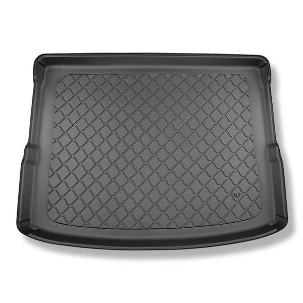 Vasca baule compatibile con Kia Niro II (SG2) Crossover (06.2022-....) - HEV Hybrid; EV (electric); portabagagli superiore; piano di carico regolabile nella posizione più alta; non per versione Plug-in ibrida - tappetino per bagagliaio - tappeto bagagliai