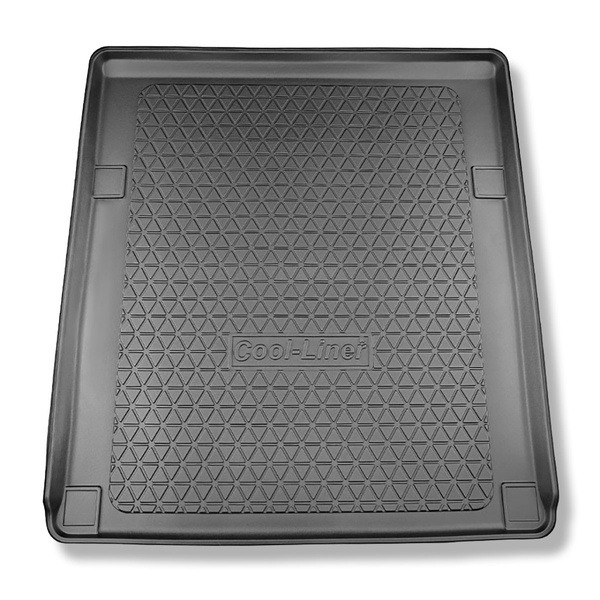 Vasca baule compatibile con Peugeot Rifter Long Van (06.2018-....) - 5 posti; interasse lungo; anche per la versione elettrica - tappetino per bagagliaio - tappeto bagagliaio per auto