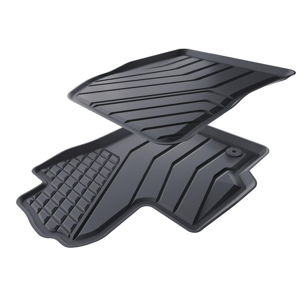 Tappetini Auto in TPE compatibili con Toyota Corolla XII Berlina, Touring Sports (2019-....) - tappeti auto neri