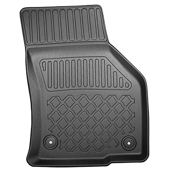 Completo di tappetini e tappetino per bagagliaio TPE per: Volkswagen Passat B8 12.2014-12.2021 (Berlina) - bagagliaio superiore; con ruota di scorta standard