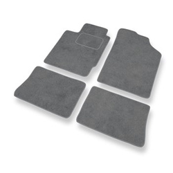 Premium tappetini auto in velluto compatibili con Renault Clio II (1998-2012) - tappeti auto grigio