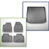 Completo di tappetini e tappetino per bagagliaio TPE per: Aiways U5 12.2020-.... (SUV)