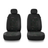 Coprisedili anteriori compatibili con Citroen C5 I, II (2000-2017) - fodere sedili universali - set coprisedili auto - 2UNE-GR