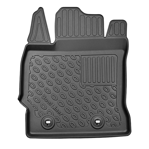 Tappetini Auto in TPE compatibili con Toyota Auris II Hatchback (01.2013-12.2018) - anche per la versione ibrida - tappeti auto neri