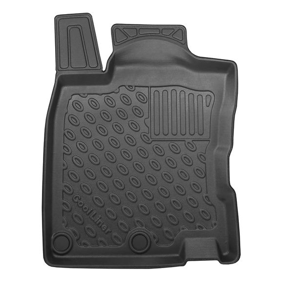 Completo di tappetini e tappetino per bagagliaio TPE PREMIUM per: Nissan Qashqai II 02.2014-05.2021 (Crossover) - vano inferiore: con kit di riparazione (Acenta & Tekna) & tutti i modelli (Visia); con la ruota di scorta; senza pavimento doppio del portaba