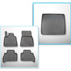 Completo di tappetini e tappetino per bagagliaio TPE per: BMW X5 G05 11.2018-.... (SAV) - 5 posti; senza tapparella elettrica; senza terza fila; anche con trazione ibrida