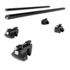 Barre portatutto in alluminio compatibili con Lancia Musa Monovolume (2008-2012) - corrimano - portapacchi auto colore nero - portabagagli barre da tetto