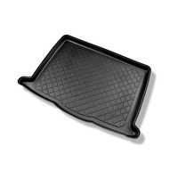 Vasca baule compatibile con Ford Focus IV Hatchback (09.2018-....) - vano inferiore; con la ruota di scorta - tappetino per bagagliaio - tappeto bagagliaio per auto