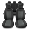 Coprisedili compatibili con Mazda 626 III, IV, V (1987-2002) - fodere sedili universali - set coprisedili auto - UNE-2