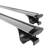 Barre portatutto in alluminio compatibili con Peugeot 508 SW (2011-2019) - corrimano integrati - portapacchi auto colore argento - portabagagli barre da tetto
