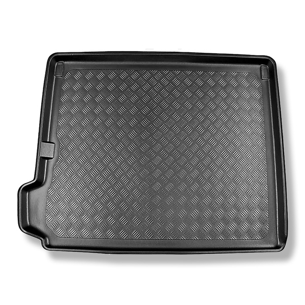 Vasca baule compatibile con Citroen C4 Grand Spacetourer Monovolume (09.2013-06.2022) - 7 posti; sedili 3a fila abbassati - tappetino per bagagliaio - tappeto bagagliaio per auto