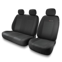 Coprisedili compatibili con Opel Vivaro A, B (2001-2019) - fodere sedili universali - set coprisedili auto - BE-3