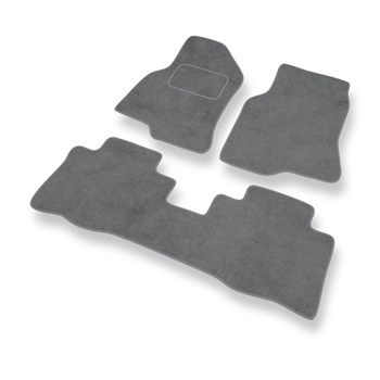 Premium tappetini auto in velluto compatibili con Chevrolet Captiva I (2006-2011) - tappeti auto grigio