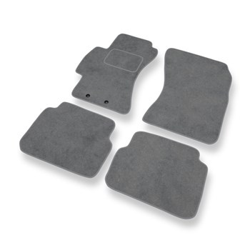 Premium tappetini auto in velluto compatibili con Subaru Impreza III (2007-2011) - tappeti auto grigio