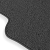 Tappetini in feltro compatibili con Honda CR-V II (2001-2007) - tappeti auto nero