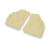 Premium tappetini auto in velluto compatibili con Daewoo Matiz (1998-2008) - tappeti auto beige