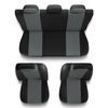 Coprisedili compatibili con Land Rover Freelander I, II (1998-2014) - fodere sedili universali - set coprisedili auto - X.R-G2