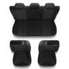 Coprisedili compatibili con Volkswagen Passat CC (2008-2011) - fodere sedili universali - set coprisedili auto - TR-G1