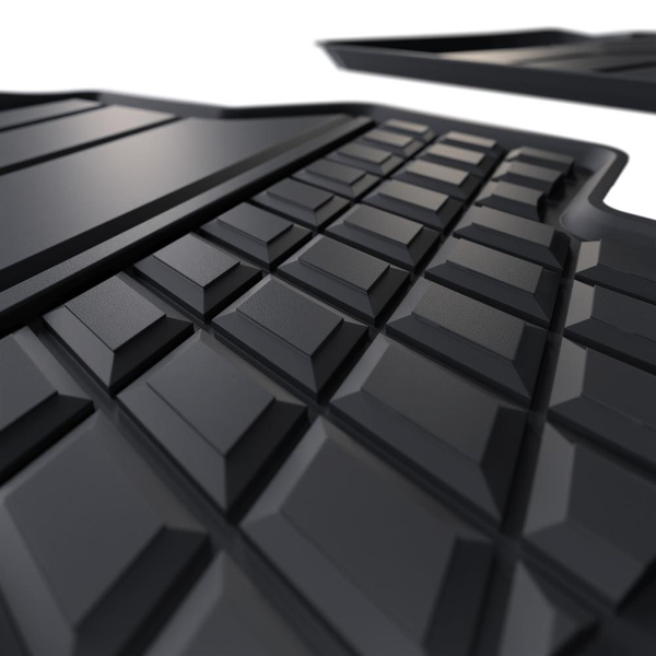 Tappetini Auto in TPE compatibili con Peugeot 308 III Hatchback, SW (2021-....) - tappeti auto neri