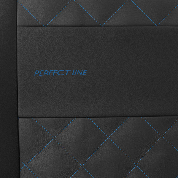 Coprisedili compatibili con Alfa Romeo Stelvio (2017-....) - fodere sedili universali - set coprisedili auto - PRF-BL