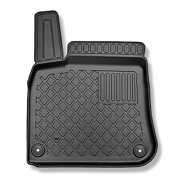 Tappetini Auto in TPE compatibili con Volkswagen Touareg III SUV (07.2018-2023) - tappeti auto neri