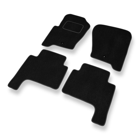 Premium tappetini auto in velluto compatibili con Land Rover Discovery III (2004-2009) - tappeti auto nero
